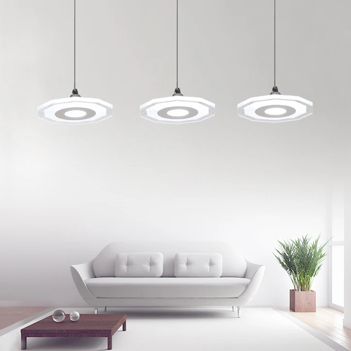 

Modern minimalist restaurant pendant lamp three LED fashion dining room personalized corridor lighting