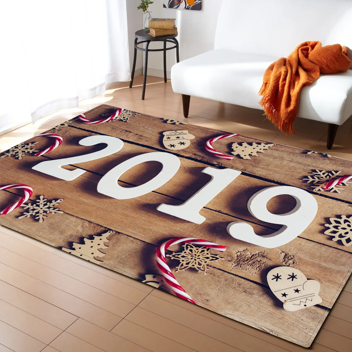 

1PC Polyester 2019 Pattern for Living Room Kitchen Mat Bedroom Carpet Floor Door Mat Decoration Carpet