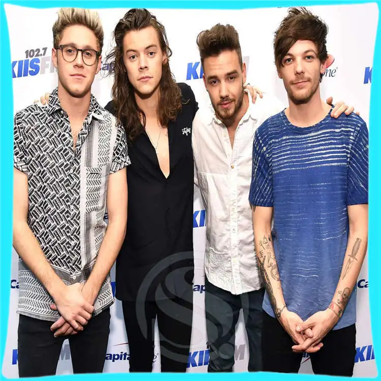 Новинка; Лидер продаж One direction Подушка Чехол На Молнии индивидуальная квадратная наволочка того, чтобы увидеть больше размеров SQ00614-H01 - Цвет: Многоцветный