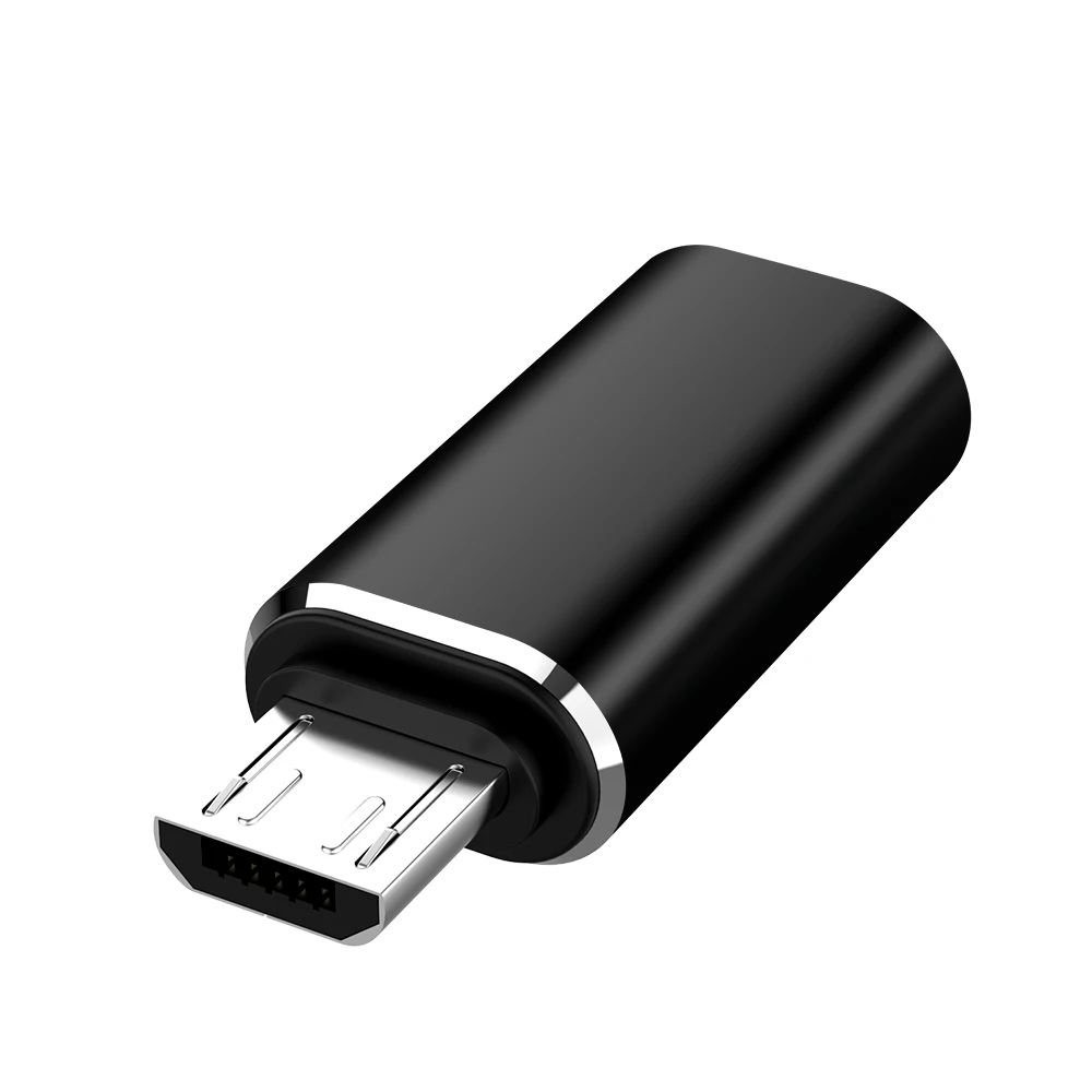 Type C Adapter USB to Type C Adapter USB to Micro USB Adapter Charging Cable Adapter Type-C to Micro USB Alloy Male to Female Adapter Converter Connector for Phone Tablet