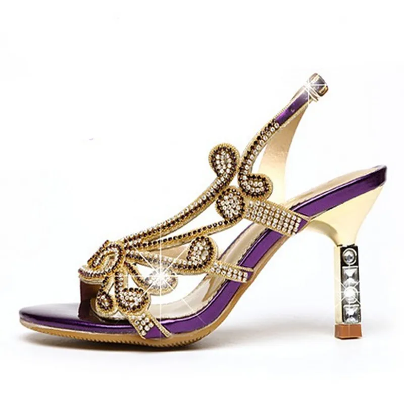 2018-Summer-Women-Sexy-Rhinestone-Sandals-female-High-heeled-Diamond-Genuine-Leather-Shoes-Thick-Heel-Sandals