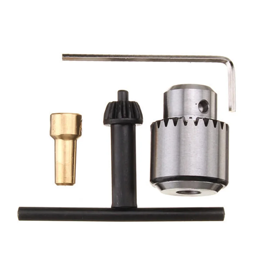 4pcs/set 0.3-4mm Electric Accessory Connecting Rod Shaft With Key Mini Micro Motor Clamping Brass Mounted Drill Chuck Clamp | Инструменты