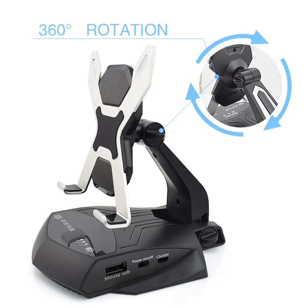 

BattleDock Keyboard Mouse USB Converter Battle Dock Gamepad Cradle for PUBG Android Game Portable Phone Stand Holder