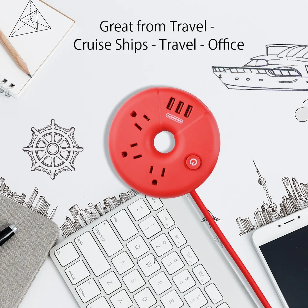 NTON POWER оригинальная дорожная лента питания USB удлинитель портативная умная
