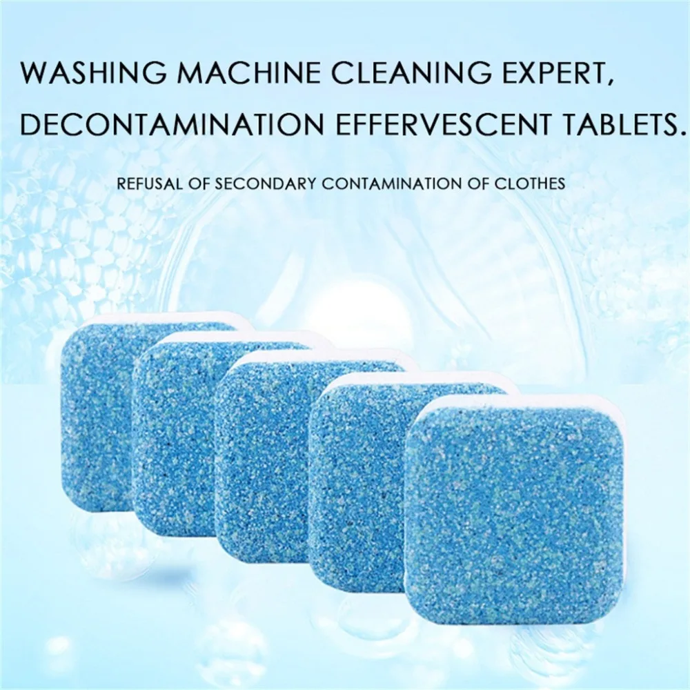 Hot Sale 5/10PCS Washing Machine Cleaner Descaler Deep Cleaning Remover Deodorant Durable@A