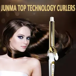 Romatpretty Professional электрические керамические щипцы для завивки волос плойка ролик кудри палочка Вэйвер Мода Уход за волосами Инструменты для