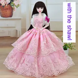 6 видов стилей на выбор половина кружева круглый свадебные красивое платье для Барби 1:6 кукольный bbi00166