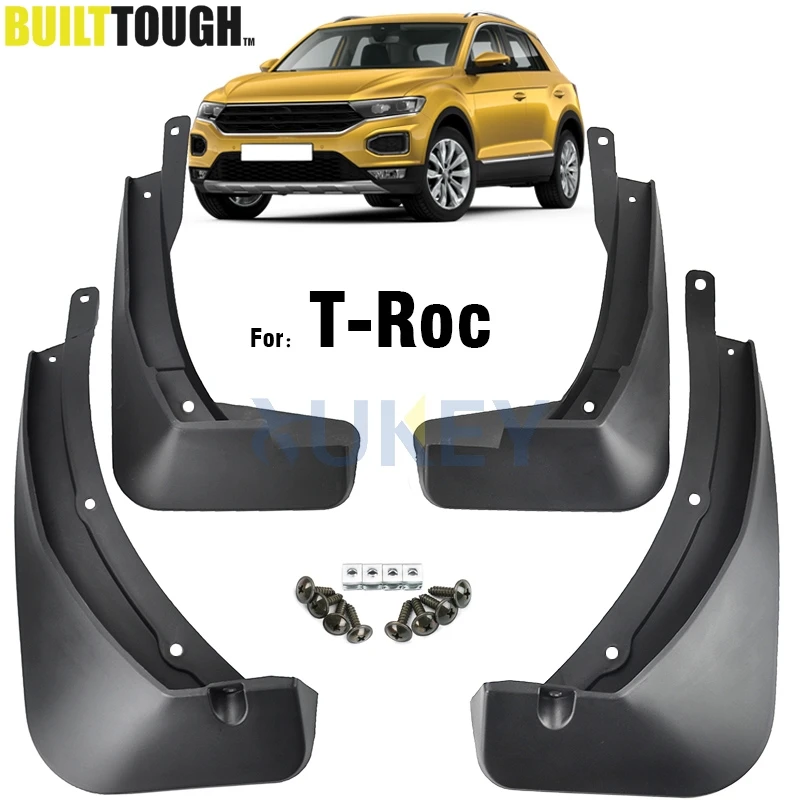 Set For Volkswagen VW T ROC T Roc TRoc 2017 2018 2019 Car Mudguards Mud Flap Flaps Splash Guards Fender Mudflaps Car Accessories|Mudguards| - AliExpress