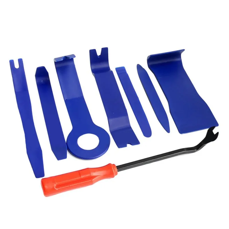 

8pcs Hard Plastic Auto Car Radio Panel Interior Door Clip Panel Trim Dashboard Removal Opening Tool Set DIY Car Repair Tool Kit