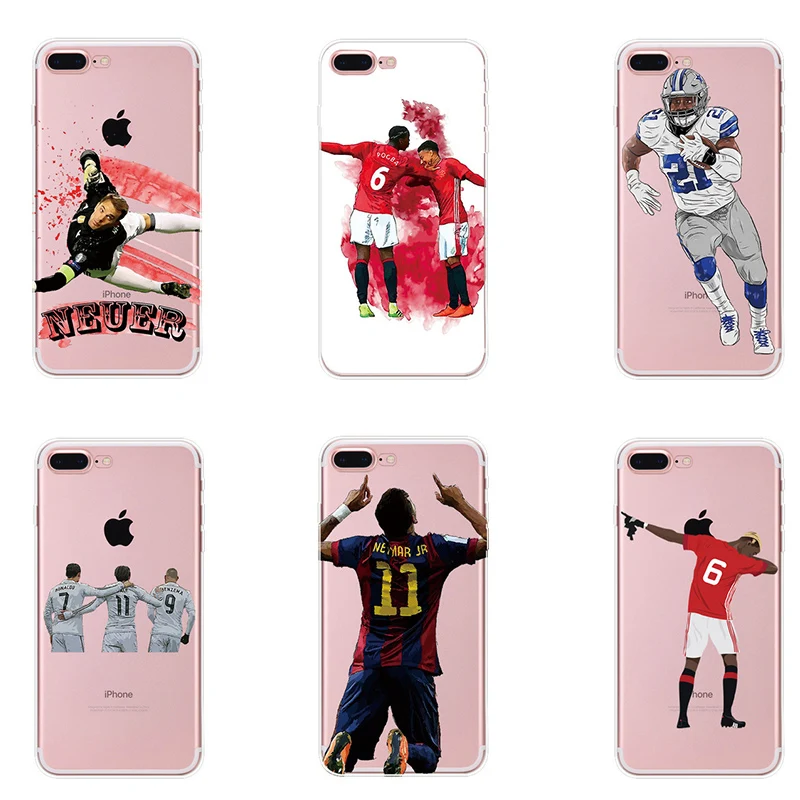 Для IPhone 5 5S 6 6S 7 PLUS 8 Plus спортивный мужской силиконовый чехол для телефона 3D