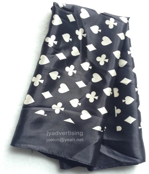 Custom Print Polyester Satin Bandanna, Bandana & Handkerchief