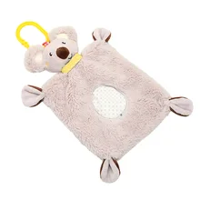 Для новорожденных, для младенцев, для сна, комфортное полотенце, подвесное, милые животные, плюшевая погремушка, игрушки, коала, успокаивающее слюнявное полотенце
