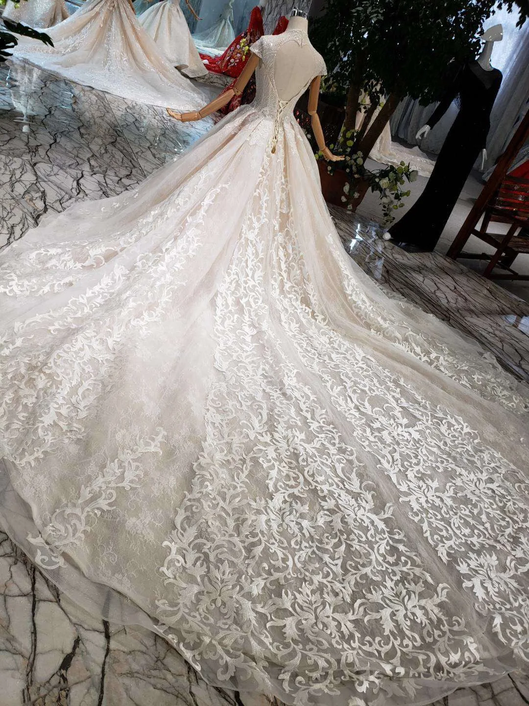 Suppler роскошное белое свадебное платье с длинным шлейфом Топ Vestido De Noiva Vestidos Robe 3d