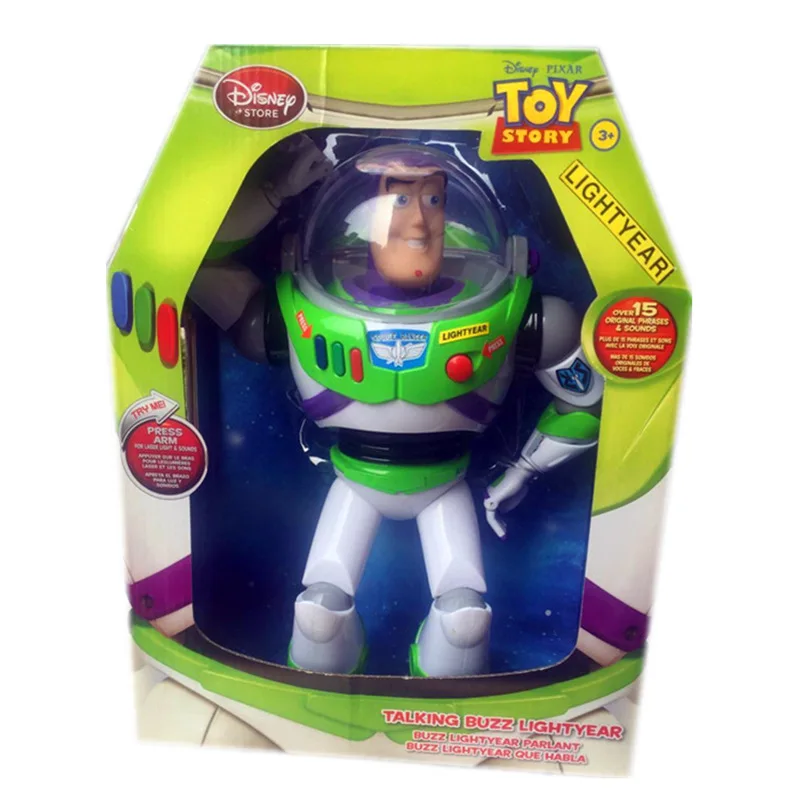 W PUDEŁKU Zabawki Rozmowa Toy Story 3 Buzz Buzz PCV Figurka Kolekcjonerska Toy 12 "30 CM darmowa