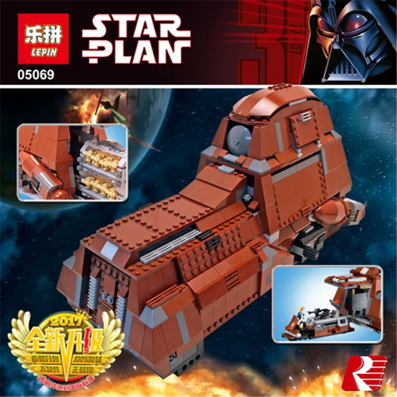 

Lepin 05069 Star 1406PCS Set The Federation Transportation Tank Set MTT Children Wars Building Blocks Bricks Toys 7662