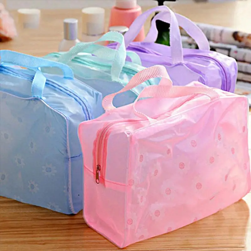 

1Pc Travel Waterproof Wash Storage Bags For Home Makeup Bag Shower Bags Laundry Pouch Bag Organizer Random Color