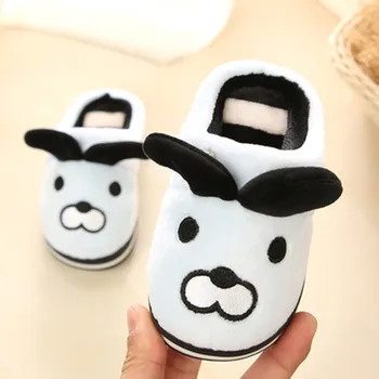 

Kids Slippers Winter Shoes Children Home Slippers Girls Cotton Shoes Boys Warm Cartoon Indoor Slippers Soft Non-slip Shoes
