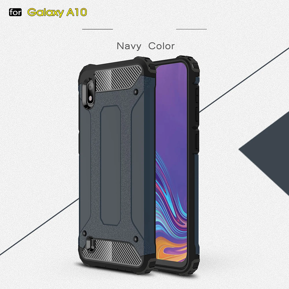 Противоударный чехол-броня Coque 6.2For samsung Galaxy A10 чехол для samsung Galaxy A10 SM-A105F SM A105F телефона чехол-лента на заднюю панель