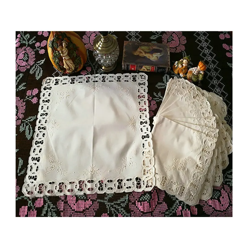 

Embroider Linen Napkins