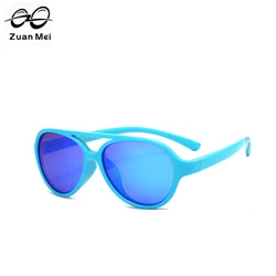 Цзуан Мэй фирменные поляризационные женские солнцезащитные очки для детей солнечные очки защитные очки для маленьких мальчиков и девочек дизайнерские солнцезащитные очки для детей UV400 излучения, очки для защиты от ZM-C09 - Цвет линз: NO1
