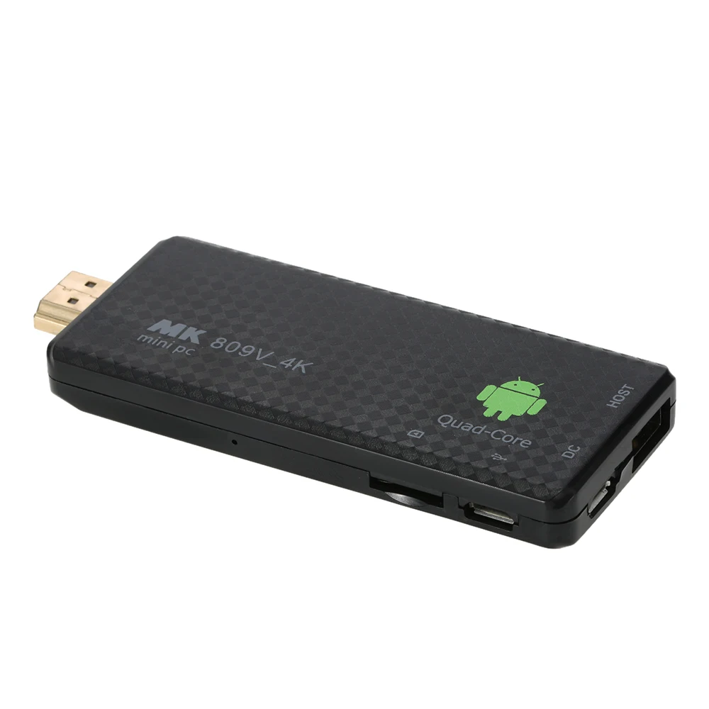 MK809 IV Android 5,1 Smart TV Stick 4K для Android TV RK3229 четырехъядерный 1G8G HD мини-ПК Miracast DLNA H.265 WiFi TV Stick Dongle