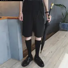 Мужская одежда большего размера, свободные шорты свободного кроя, стильные мужские шорты для певицы для сцены, костюм/m-xxl