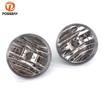 

POSSBAY Halogen Car Fog Lamp Assembly Fit for GMC Sierra 1500 2500HD/3500HD 2007 2008 2009 2010 2011 2012 2013 Auto Light