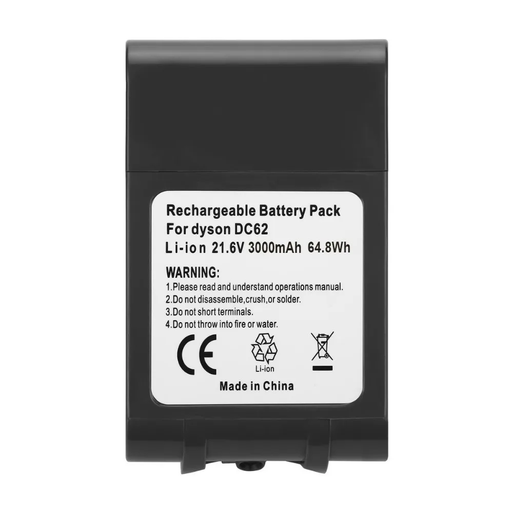 2 шт. 3,0 Ah 21,6 V ионно-литиевая Батарея для Dyson V6 DC58 DC59 DC61 DC62 DC74 SV03 SV05 SV06 SV07 SV09 пылесос Запчасти