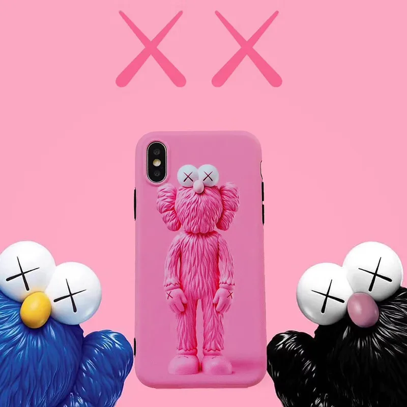 Cartoon Sesame Street Kaws Phone Case Cover for coque iphone 7 6S 6 8