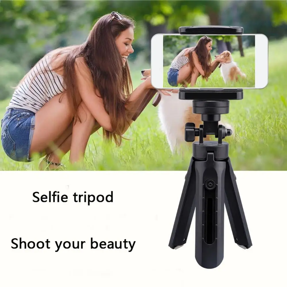 #*Cheap Mini Convenient Tripod Universal Mobile Phone Holder Self timer Retractable Folding Desktop Camera Phone Holder