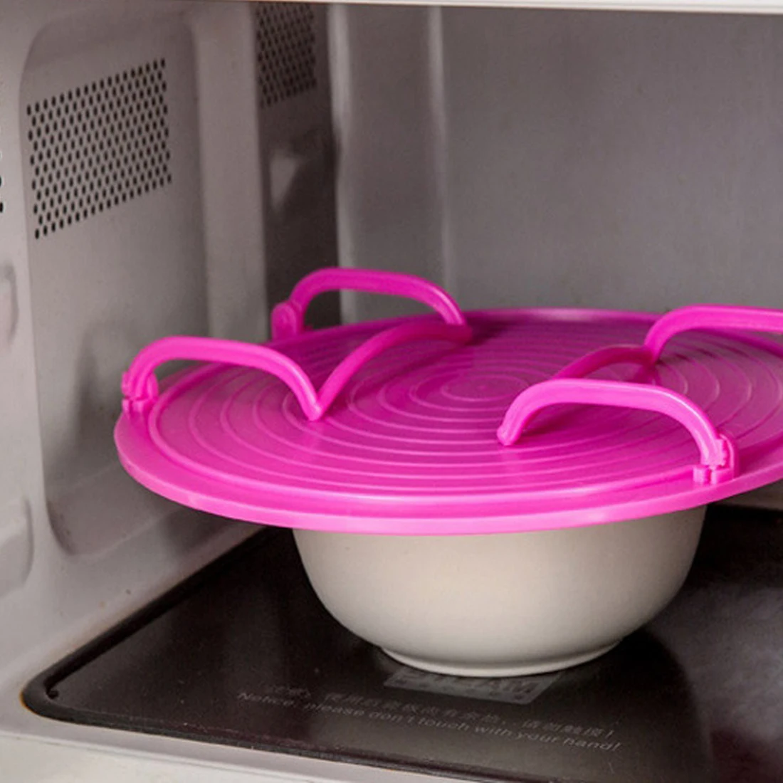 Multifunctional Microwave Oven Shelf Double Insulated Heating Tray Rack