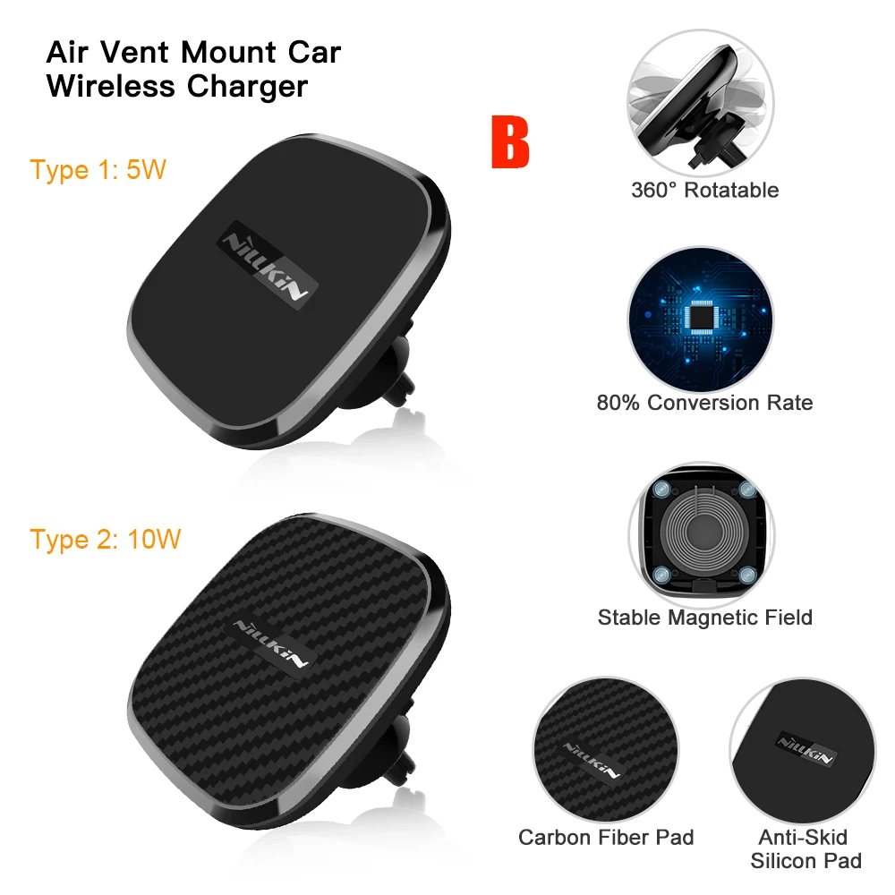 Magnetic Wireless Car Charger (5)