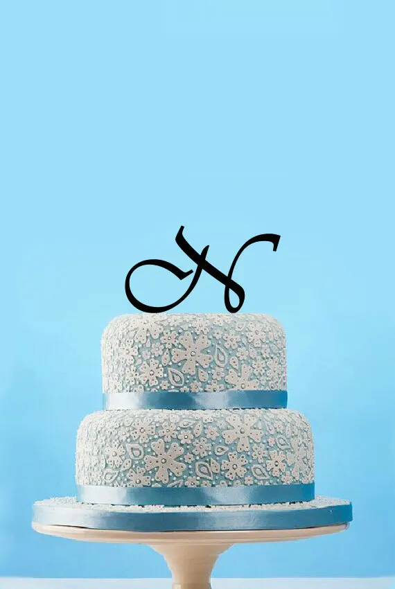Discount Monogram Wedding Cake Toppers Discount Monogram Wedding Cake Toppers