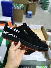 HOT PUMA FENTY Suede Cleated Creeper MEN AND Women's First Generation Classic Basket Suede Tone Simple Badminton Shoes 36-44