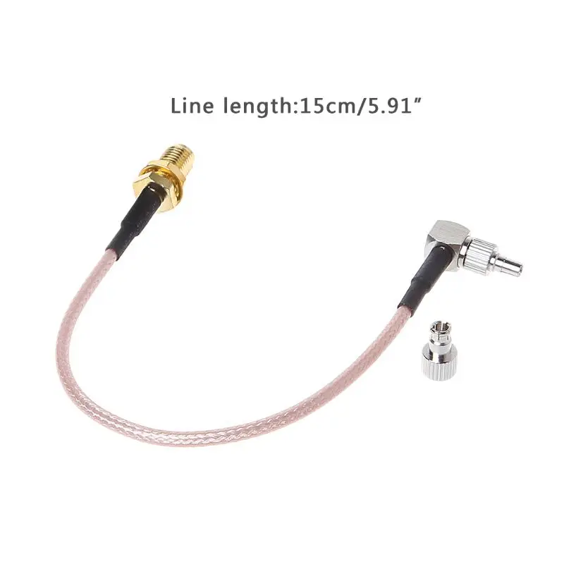 

SMA Female To CRC9/TS9 Dual Connector RF Coaxial Adapter RG316 Cable 15cm