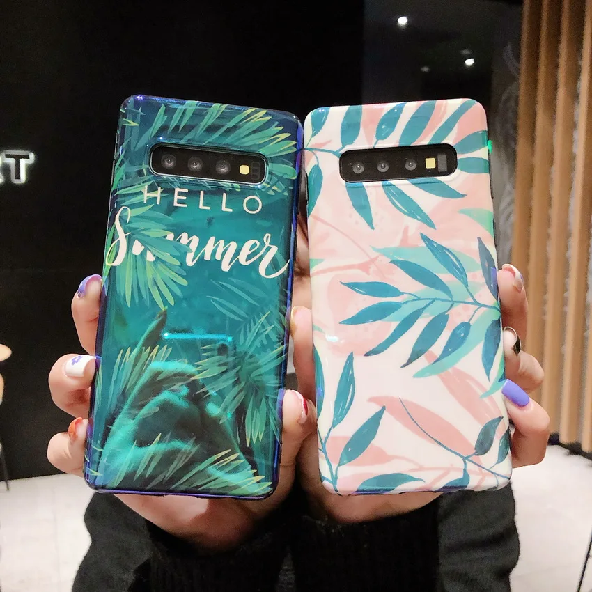 

Anti-knock Blue-Ray Cases For Samsung Galaxy S7 edge S8 S9 S10 e Plus Note 8 9 Case A8S A9S Cover Phone Funda Coque Funda