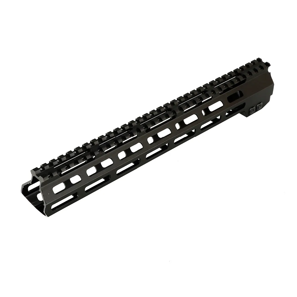 AR15 бесплатно поплавок M-LOK Handguard " 9" 1" 12" 13," 15" 1" Пикатинни тонкий стиль стальная муфта ствола для крепления прицела