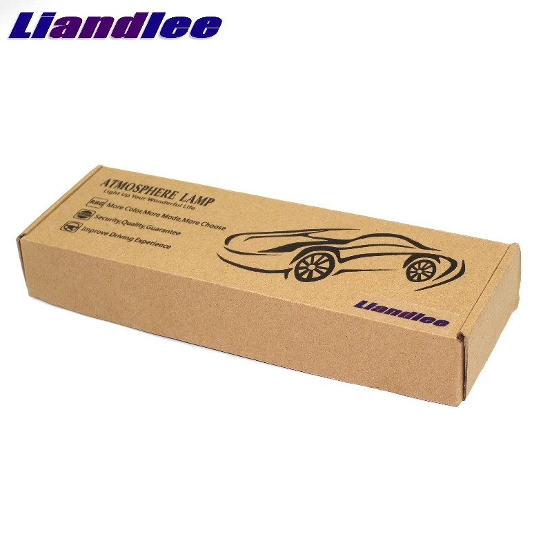 Liandlee для Mercedes Benz A MB W168 W169 W176, полноцветный светодиодный, светящийся, для салона автомобиля, под тире, для ног, для пола, сидений, акцентное освещение