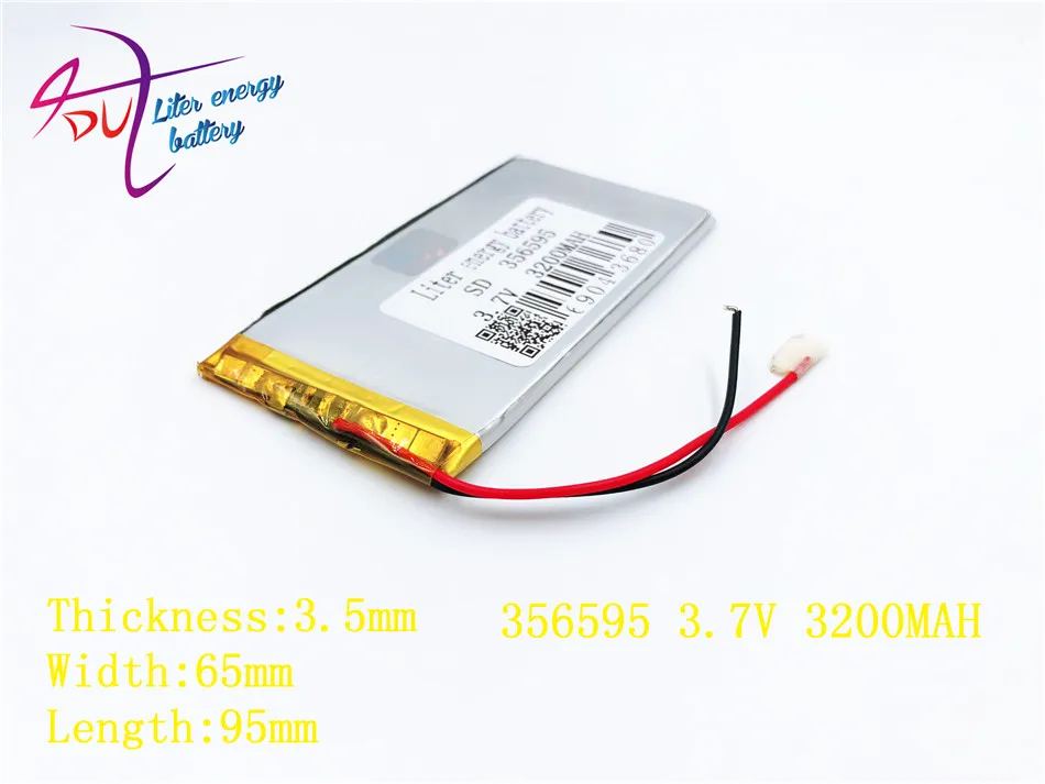 Литровая энергетическая батарея 3,7 V 3200mAh литий-полимерный ...