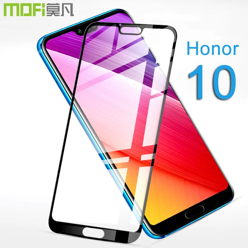 Huawei honor 10 стекло полное покрытие Mofi Оригинал 5 8 дюймов защитная пленка тонкая