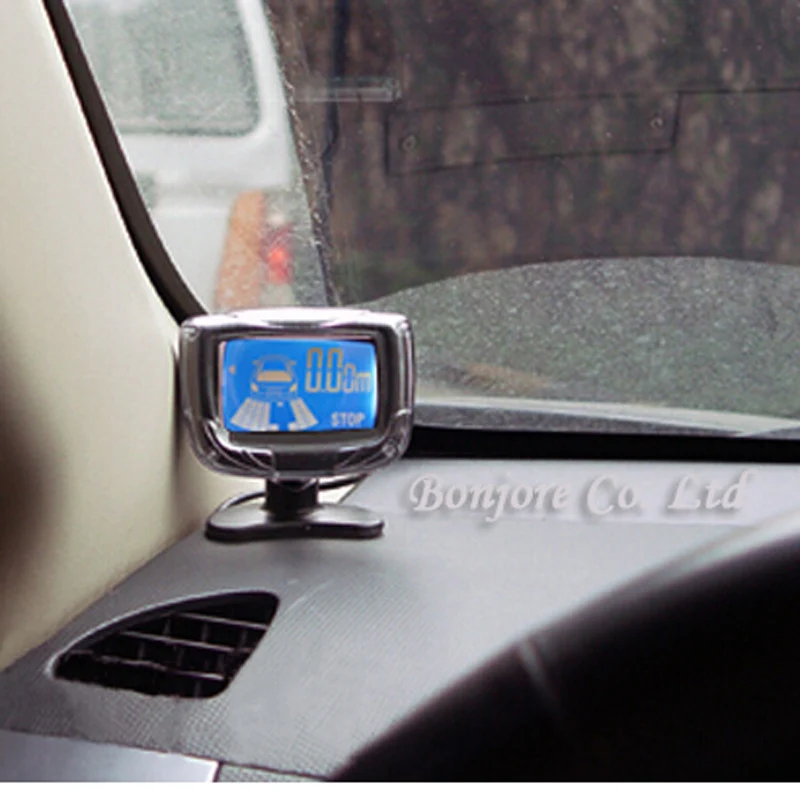 Koorinwoo ЖК-монитор 8 парковочных датчиков зуммер назад 4 передний резервный реверсивный радар комплект аварийная система парктроник Parkronice