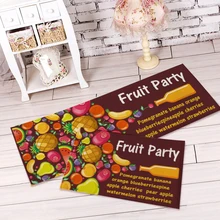 IVYYE 1 шт фрукты вечерние аниме ковер украшения дома мягкие ковры мультфильм коврики на пол для спальни Ванна плюшевые ковры коврик