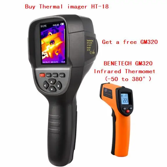 HT 18 ручной ИК цифровой Термальность Imager детектор Камера инфракрасный