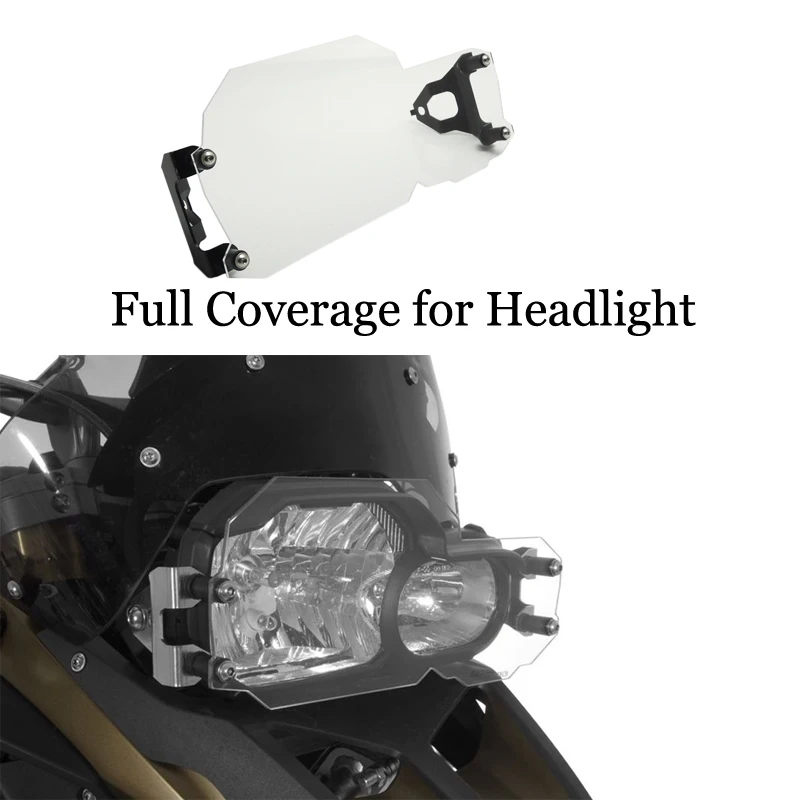 

For BMW F800 GS Headlight Guard Cover Protector Clear F800GS F700GS F650GS Twin 2008 2009 2010 2012 2013 2014-on
