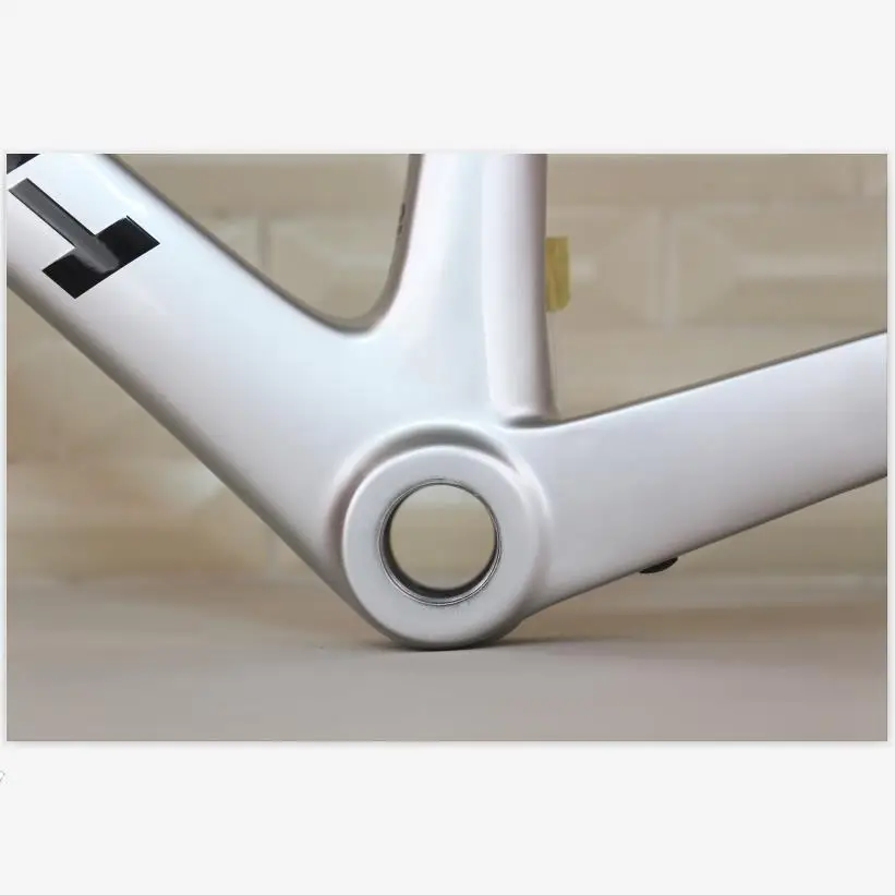 Top 2019 seraph  full carbon t1000 road bicycle frame fm686 silver color weave ud matte/glossy/accept customized design 3