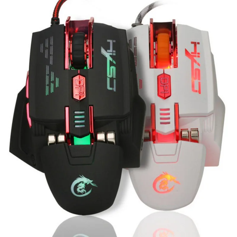 

Professional Wired Gaming Mouse 7 Button 4000 dpi Led USB Gamer Mause Mice for Pro Gamer Computer Positioning Ergonomic Design