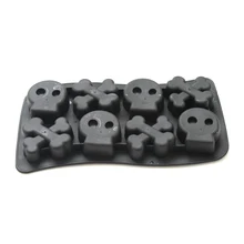 Силиконовый Череп Форма для льда мороженое форма для выпечки инструменты для приготовления пищи Lhipping DC112