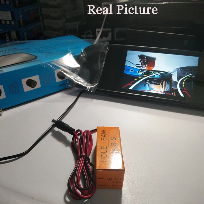 2018 intelligente Dynamische Flugbahn Parkplatz parktronic Rückunterstützungs Kamera Fahrzeug Tracks mit 5 zoll Auto Monitor verwenden alle auto