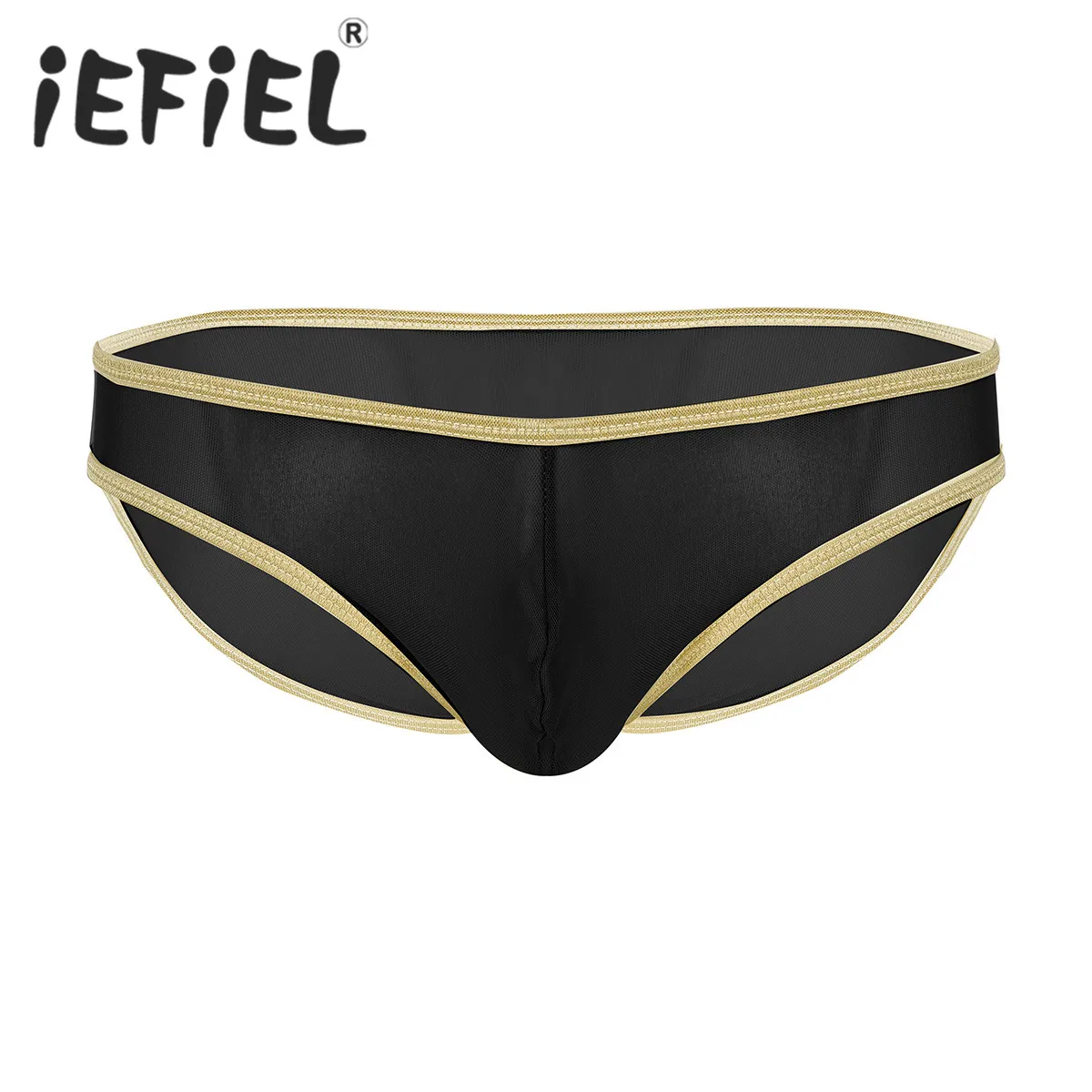 

Sexy Male Men Lingerie Ultra Thin Mesh See hrough Sheer Elastic Waistband Bulge Pouch Bikini Briefs Triangle Jockstrap Underwear