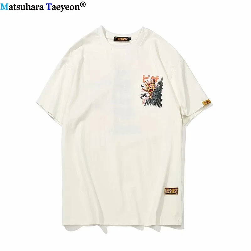 Футболка Дизайн веб-сайт вырез лодочкой короткий рукав хип хоп Футболка японский мультфильм дьявол печатных Винтажная Футболка мужские футболки